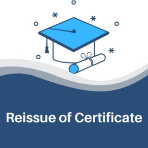 Reissue of Certificate